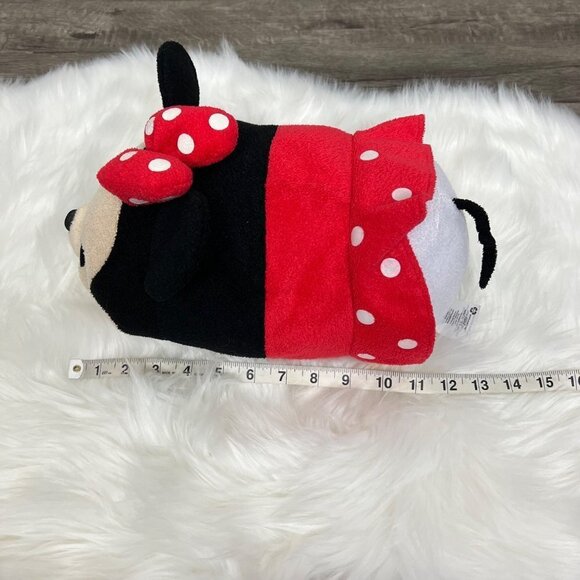 Disney Store Tsum Tsum Minnie Mouse Plush Stuffed Animal Pillow 12" - Picture 6 of 9
